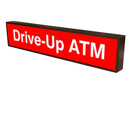 Drive-Up ATM LED Sign 39484 - Bank Signs