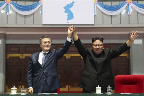 Here’s a list of items in the latest North and South Korea peace agreement | The Independent