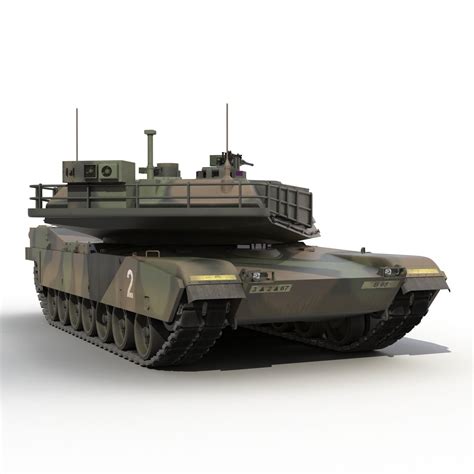 M1 Abrams Rigged 3D Model 3D Model $179 - .max - Free3D