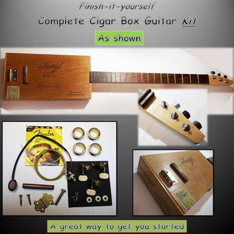 Cigar Box Guitar.Kit Complete for a Cigar Box by CatoctinMtnMusic