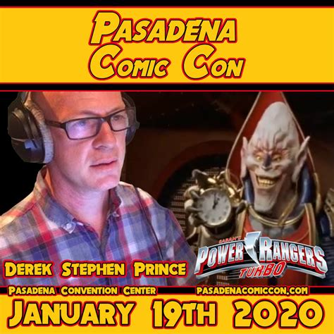 Derek Stephen Prince | Pasadena Comic Convention and Toy Show