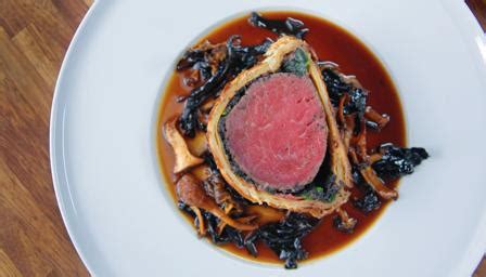 James Martin Beef Wellington with wild mushroom Madeira sauce ...