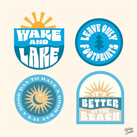 Outdoor Stickers by Ashley Santoro on Dribbble