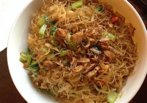 Resep Bihun Goreng Simple - Resep Mi Bihun Goreng Simple - Resep Borneo