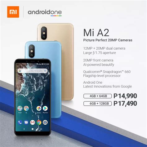 Xiaomi Mi A2, A2 Lite prices in the Philippines » YugaTech | Philippines Tech News & Reviews