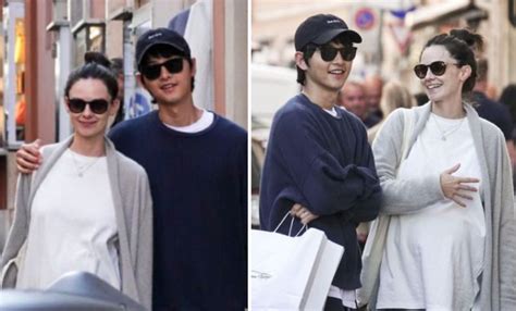 Pics Of Song Joong Ki In Rome With His Pregnant Wife Katy Louise ...