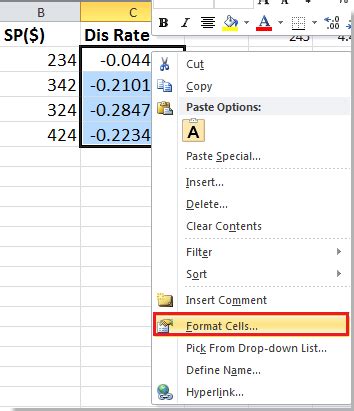 How to calculate discount rate or price in Excel?