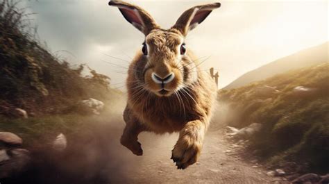 Jumping Rabbit Stock Photos, Images and Backgrounds for Free Download