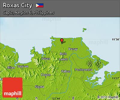 Roxas City Capiz Philippines Map - Emylee Philomena