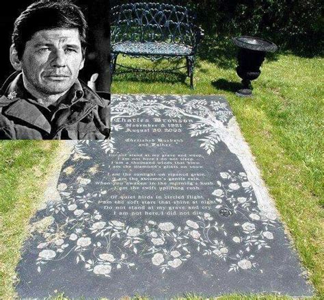 Charles Bronson | Famous graves, Famous tombstones, Unusual headstones