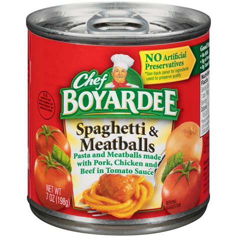 CHEF BOYARDEE 7OZ SPA/MEATBALLS