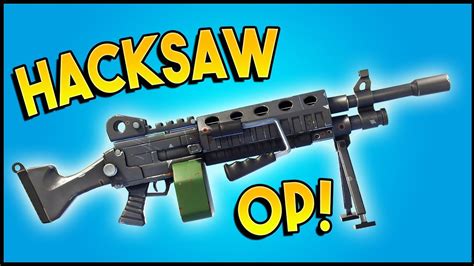 BEST LMG IN FORTNITE? - New Hacksaw LMG Review (Fortnite Gameplay) - YouTube