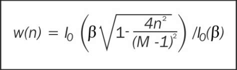 Kaiser window | NumPy Beginner's Guide - Second Edition