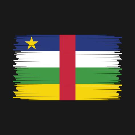 Central African Flag Vector 21975565 Vector Art at Vecteezy