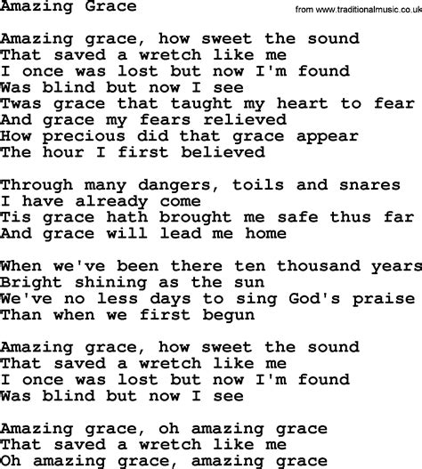 Dolly Parton song: Amazing Grace, lyrics