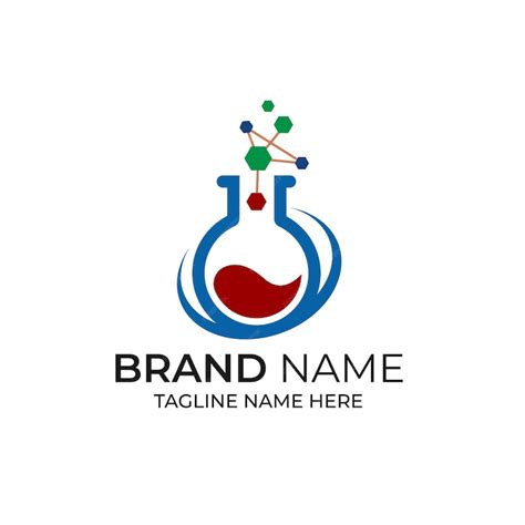 Premium Vector | Creative science lab logo design