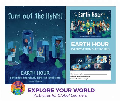 Earth Hour Information & Activities for Kids - Globe Trottin' Kids