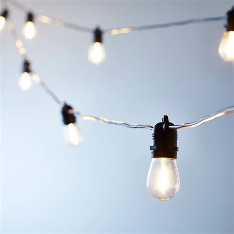 10 Warm White Premium Solar Festoon Lights | Lights4fun.co.uk