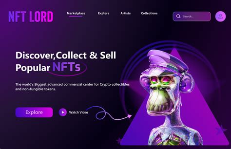 NFT Lord Web design | Figma Community