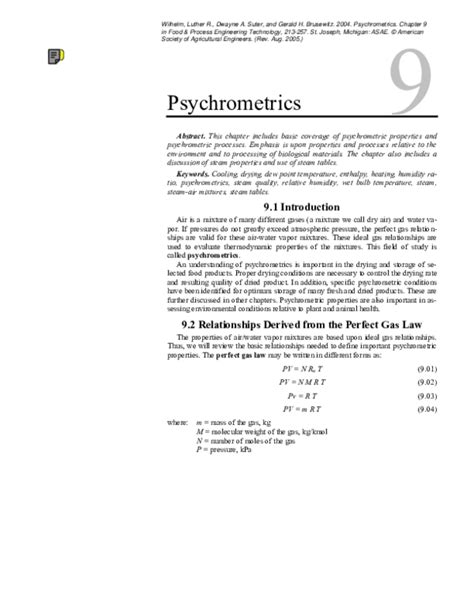 (PDF) Psychrometrics -Theory & Examples | Osman Pelit - Academia.edu