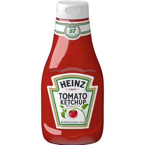 Heinz Ketchup, Tomato, 38 oz (2 lb 6 oz) 1.07 kg