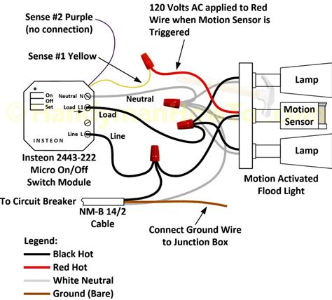 Motion Sensor Wiring Diagram - Diysus