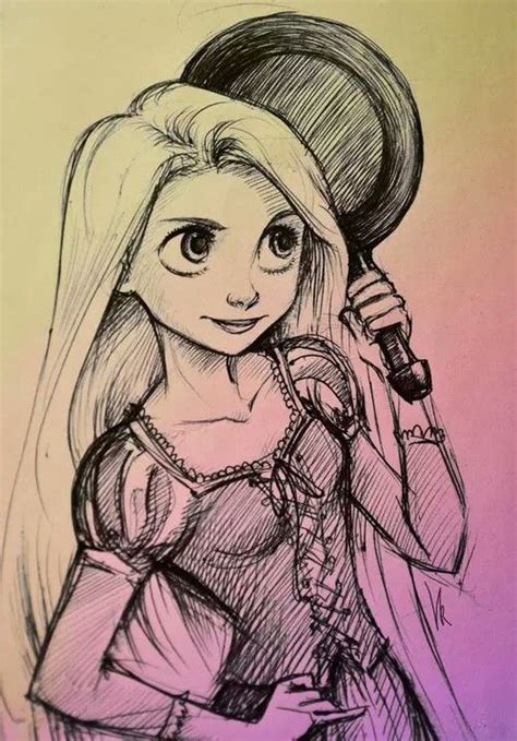 Enredados | Disney art, Disney sketches, Disney fan art