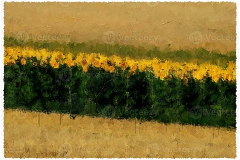 Abstract Impressionism Nature Landscape Digital Painting 33065487 Stock ...