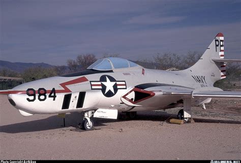 Grumman F9F-8P Cougar - USA - Navy | Aviation Photo #0140641 | Airliners.net