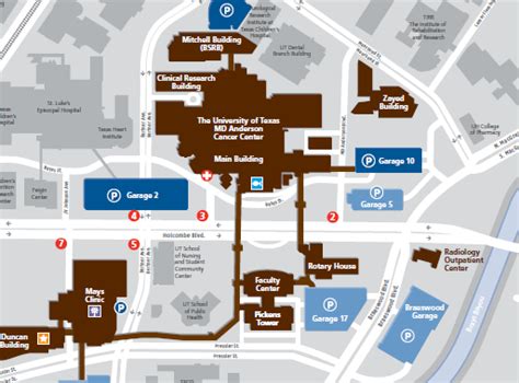 Md Anderson Cancer Center Campus Map - CancerWalls