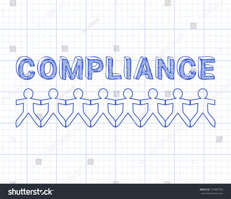 Compliance Hand Drawn Text Cut Out Stock Vector (Royalty Free) 574900750 | Shutterstock