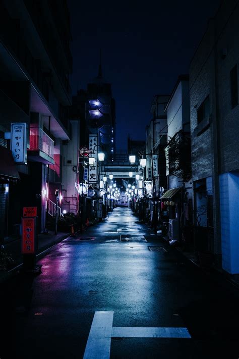 Tokyo Street At Night Wallpapers - Wallpaper Cave