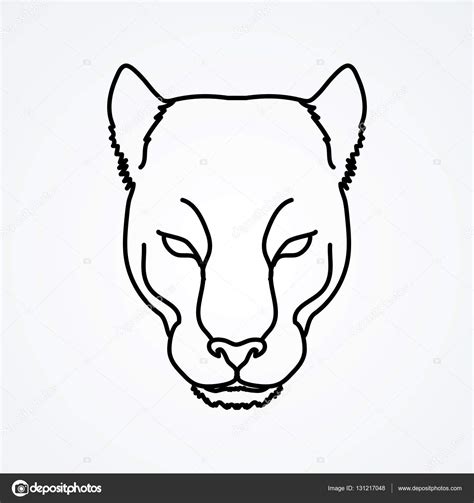 Panther Face Drawing at GetDrawings | Free download