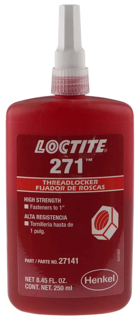 271 Loctite | Loctite Loctite 271 Red Threadlocking Adhesive, 250 ml ...