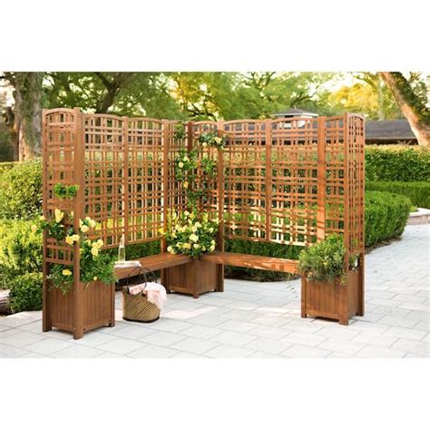 Decorative Wooden Garden Trellis | Shelly Lighting