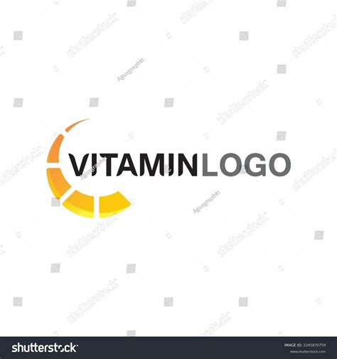 Vitamin C Logo Vector Design Vector Stock Vector (Royalty Free ...