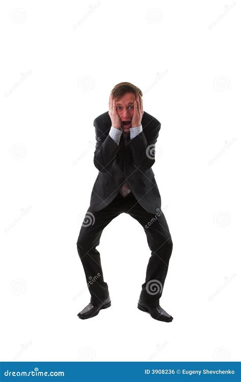 Frustrated man stock photo. Image of excited, hands, emotional - 3908236