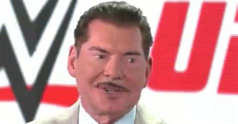 Vince McMahon has new look featuring jet-black hair and mustache - Sports Illustrated