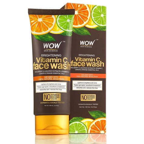 WOW Skin Science Vitamin C Brightening Face Wash – 100 mL - Walmart.com - Walmart.com