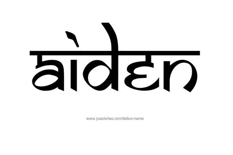 Aiden Name Tattoo Designs | Name tattoo, Tattoo designs, Name tattoos