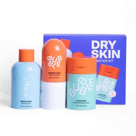 Bubble Skincare 3-Step Hydrating Routine Bundle, For Normal to Dry Skin ...