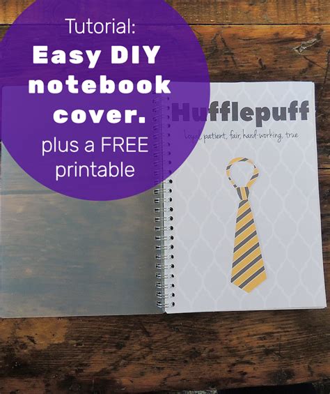 Tutorial: Easy DIY notebook cover ~ This Gal Knows