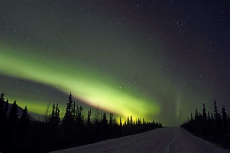 Northern Lights Brighten a Dark Alaskan Winter in Denali National Park