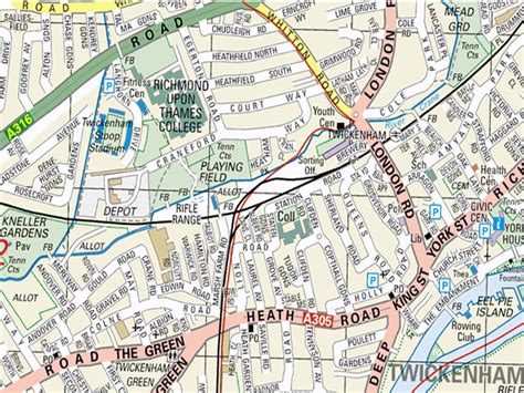 Twickenham Station Map