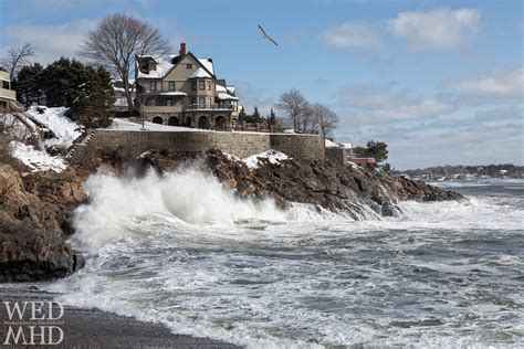 Crashing Waves at Greystone Beach - Wednesdays in Marblehead, MA