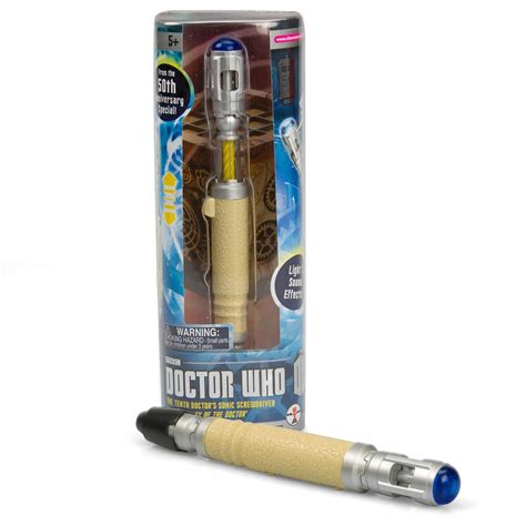 The 10th Doctor’s Sonic Screwdriver: 50th Anniversary Limited Edition - Doctor Who Shop