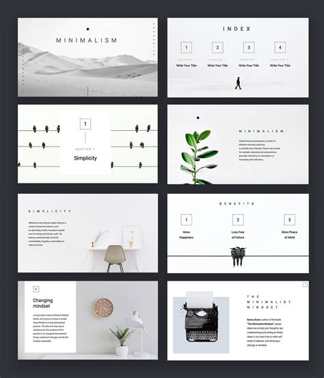 Livia • Minimalism Presentation Free Template :: Behance