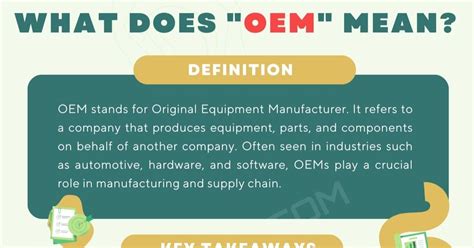 OEM Meaning: What Does OEM Stand for? • 7ESL