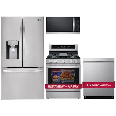 LG 36'' French Door Refrigerator 36'' Gas Cooktop 30''