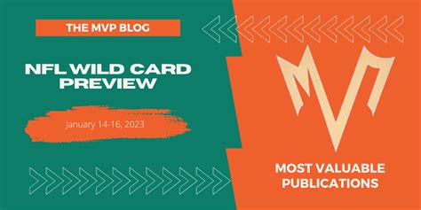 2023 NFL Wild Card Round Preview – The MVP Blog